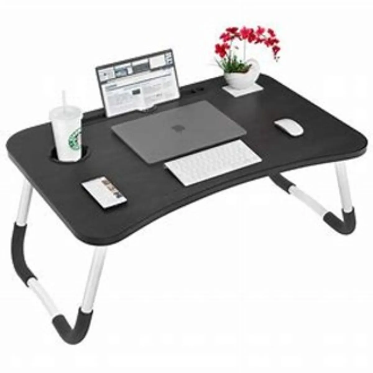 Foldable Portable Multi-Purpose Laptop & Study Table - Multicolor
