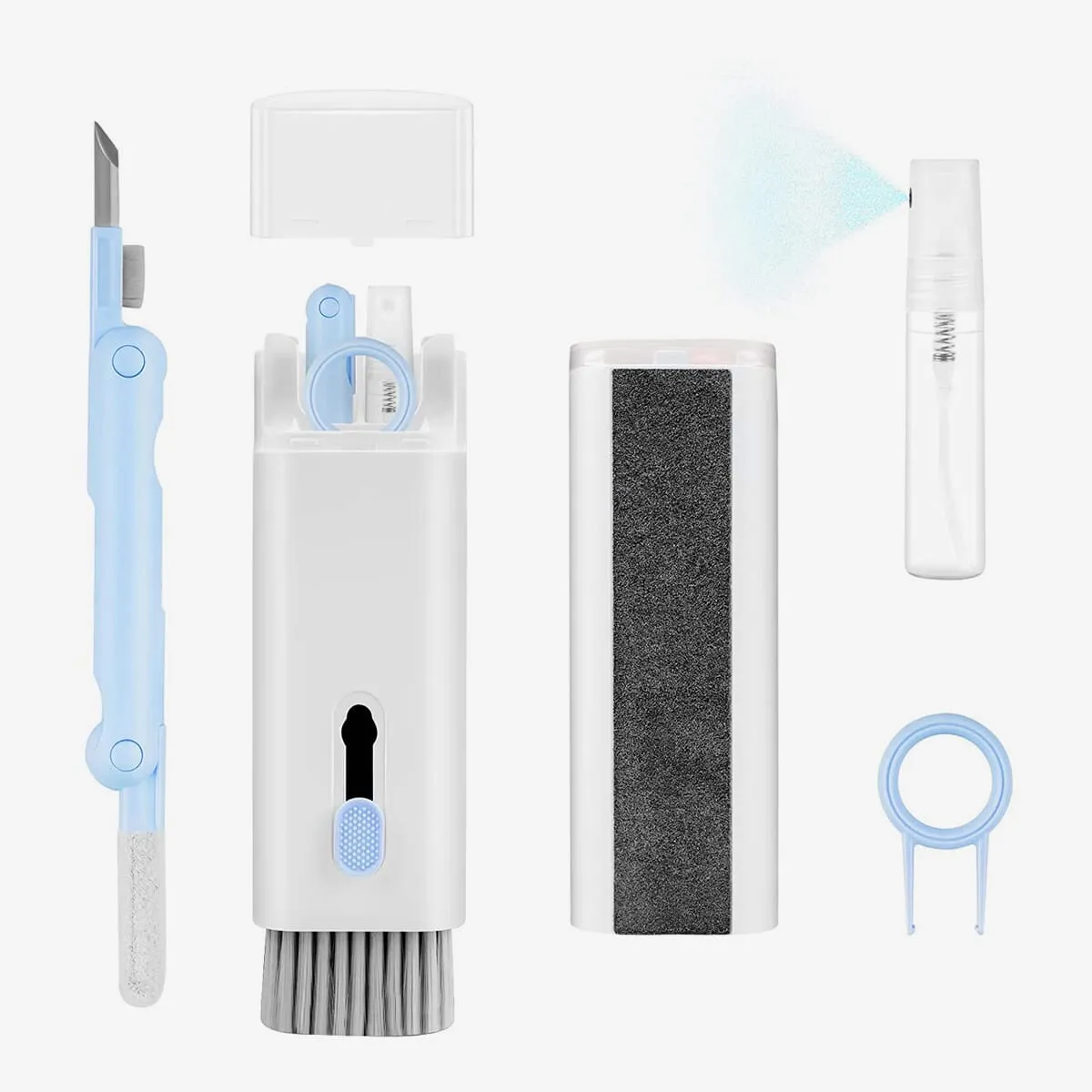 7-in-1 Electronic Cleaning Kit With Keyboard & Screen Cleaning Brush - Multicolor