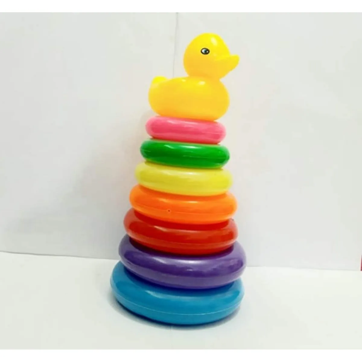 7-Color Baby Stacking Ring Tower - Rainbow Educational Toy