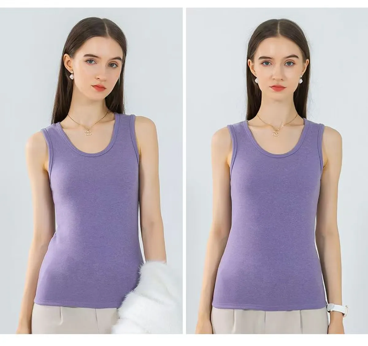 Winter Thermal Shaping Vest Warm Belly & Back Pad (2XL/3XL) - Women
