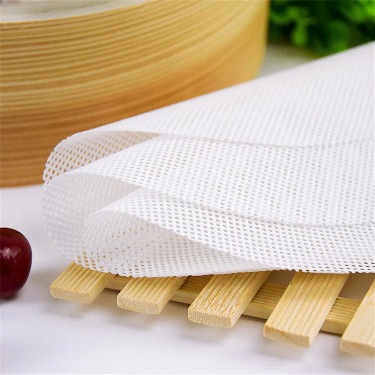 Non-Stick Silicone Steamer Mat Set for Momos & Dumplings 3Pcs 28cm 