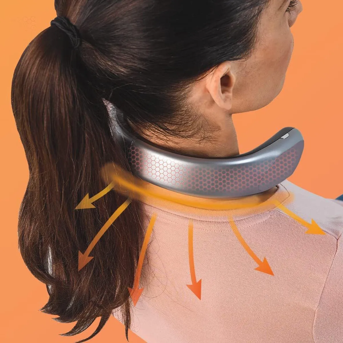 Portable USB Rechargeable Heating Neckband - Lightweight Soft Design