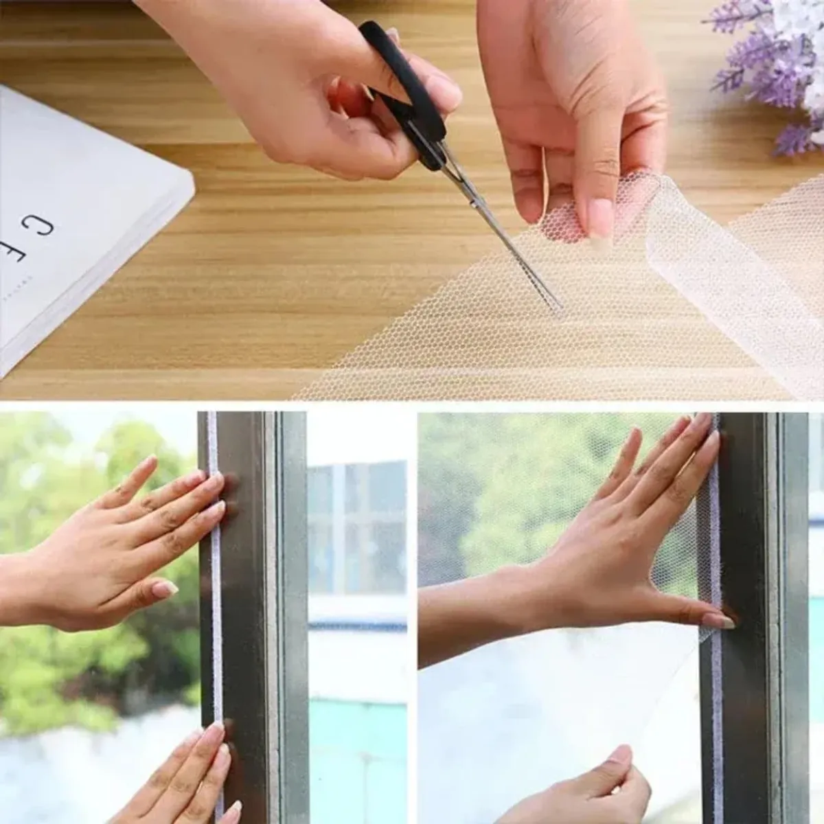 Magnetic Mosquito Screen Window Net - 1.8 × 2m