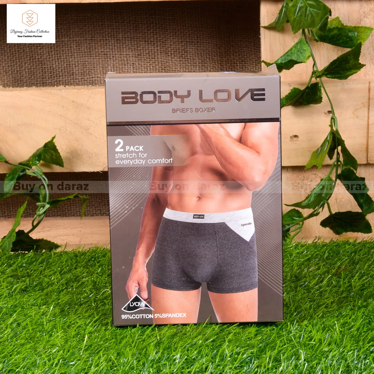 Pack Of 2 Comfortable Close Skin Boxer (Color May Vary) For Men