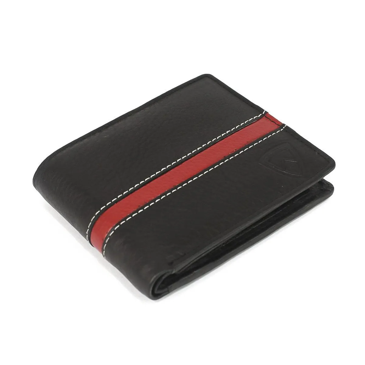 Bajrang Men’s PU Leather Wallet With Coin Pocket - Black
