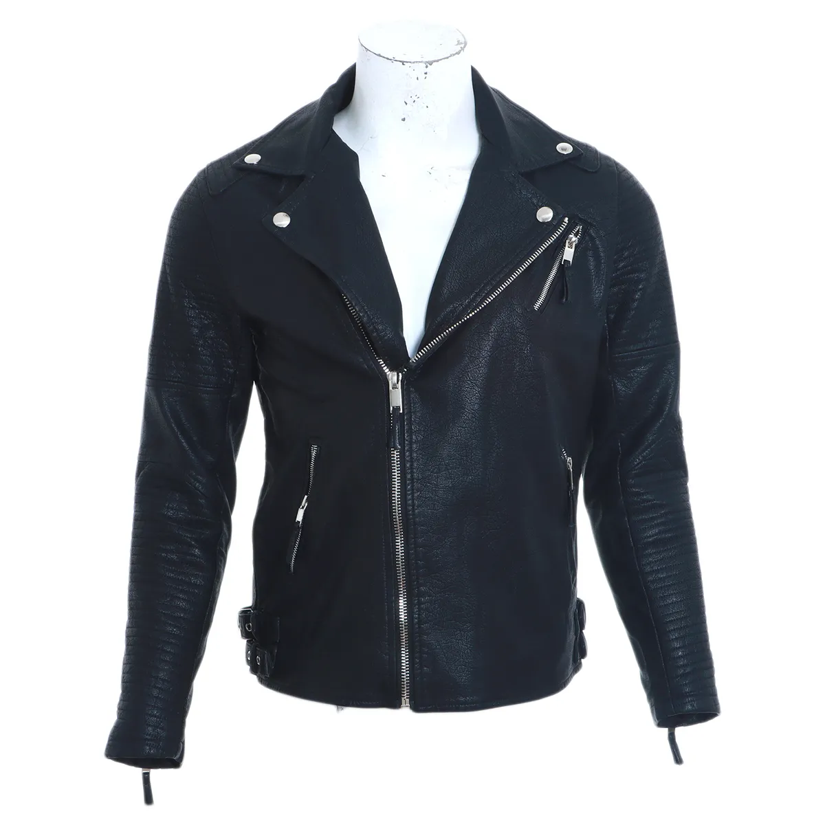 Leather Jacket Motorcycle Style For Men 