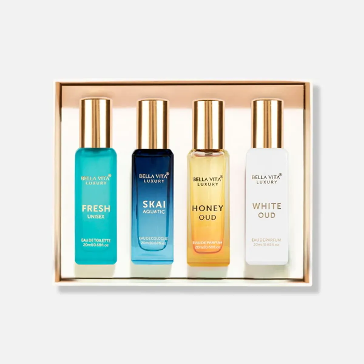 Bella Vita Luxury Unisex Perfume Gift Set - 4*20mls