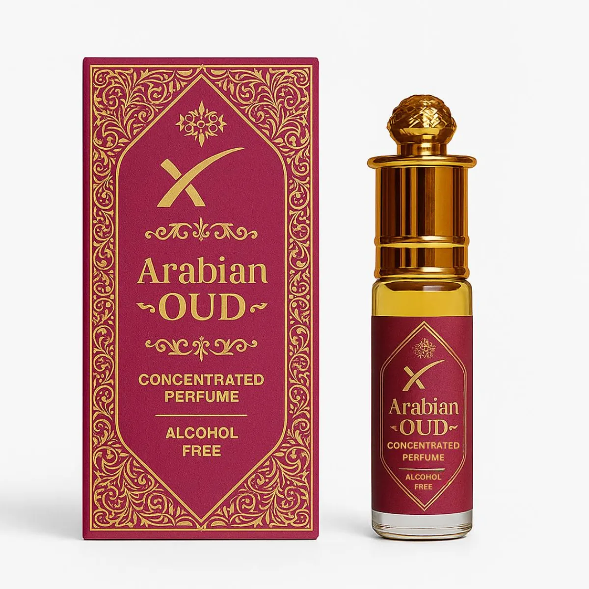 Mount Of Xcel Arabian Oud Concentrated Attar Roll On Perfume For Men Women 6ml