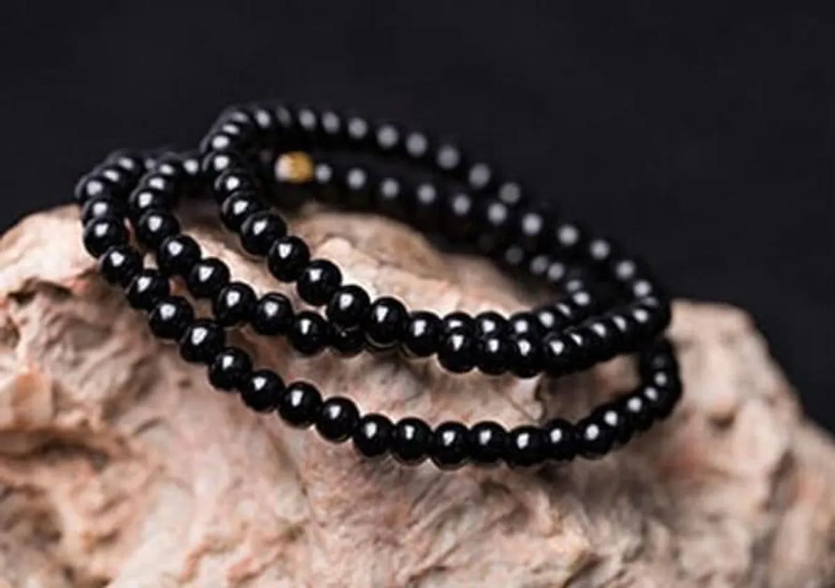 108 Glass Beads Prayer Mala 80cm