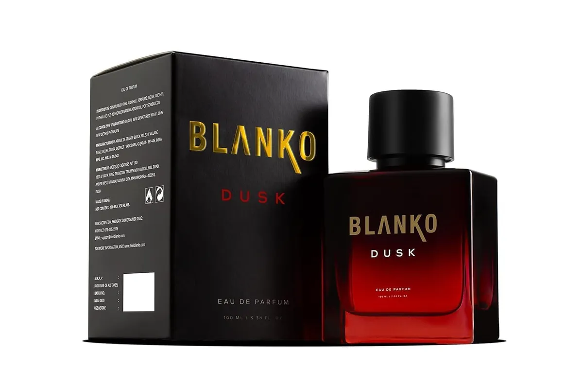 Blanko Dusk Luxury Perfume for Men 100ml with Patchouli, Amber & Musk Scent 