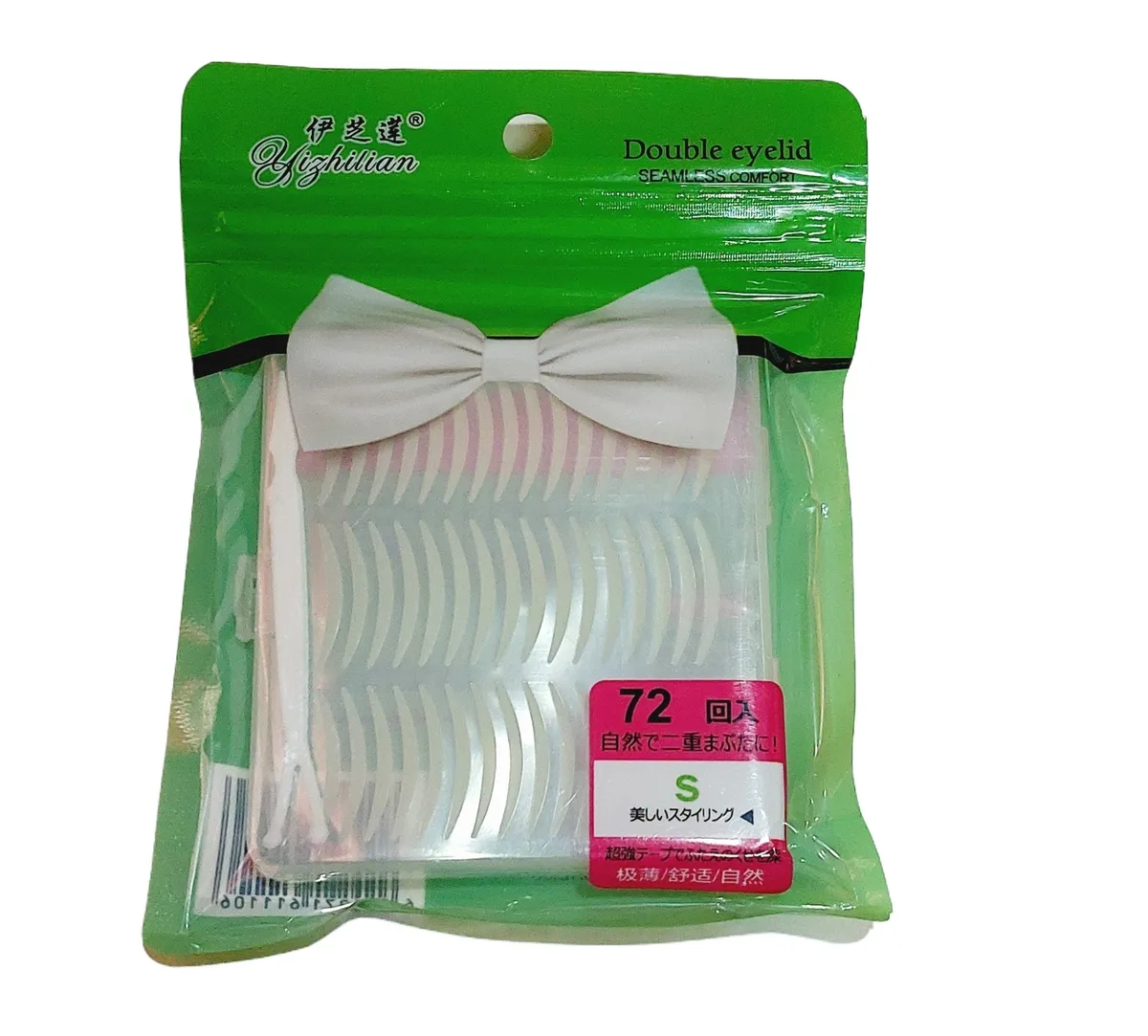 72 Pcs Invisible Crescent Shape Eyelid Tape- Clear