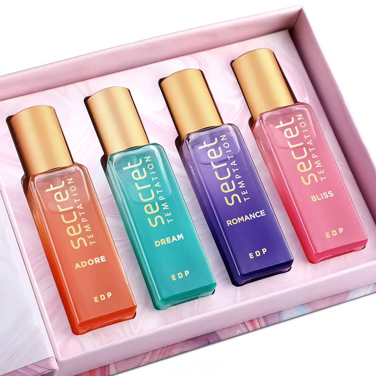 Secret Temptation Perfume Gift Set For Women 4x20ml