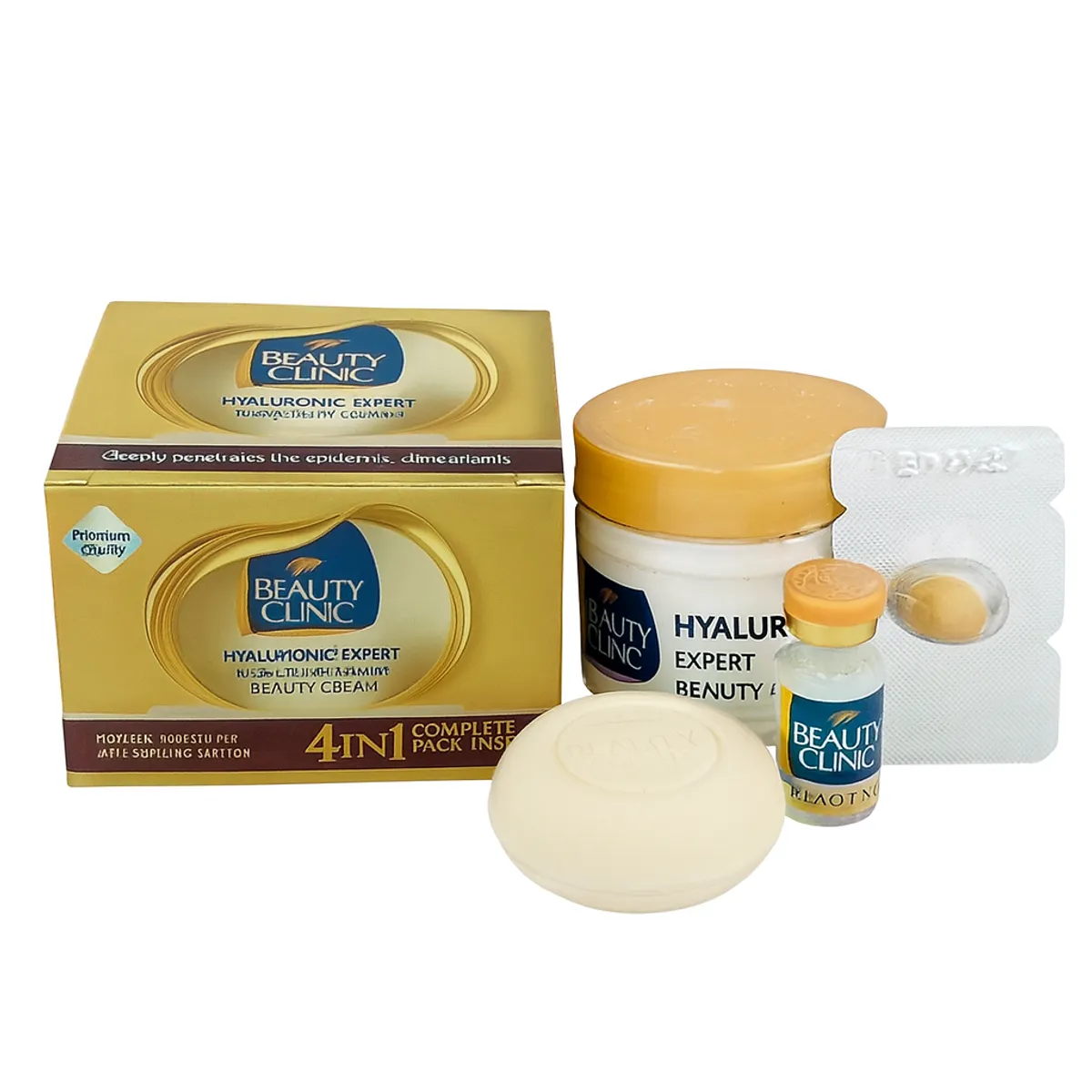 Beauty Clinic 4 In 1 Hyaluronic Expert Beauty Cream | Fades Dark Spots | Instant Fairer Skin