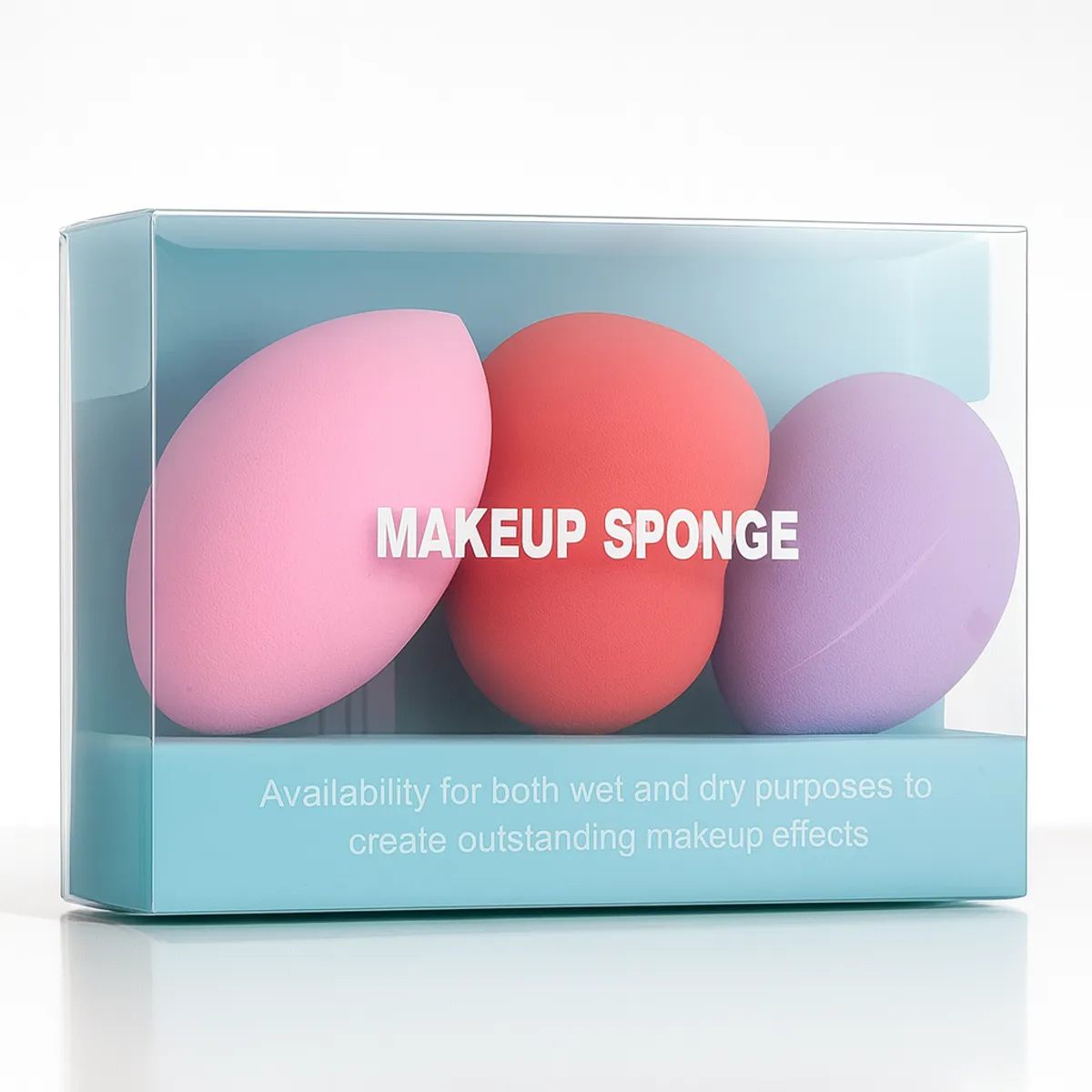 Makeup Blender Sponge 3pcs Set | Soft Beauty Sponges for Foundation, Concealer & Powder (Multicolor)