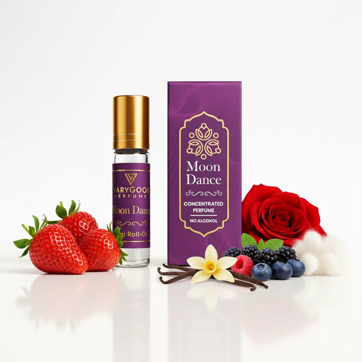 VaryGood Perfumes Moon Dance Attar Roll-On 6ml | Elegant Floral & Woody Long-Lasting Perfume for Men & Women