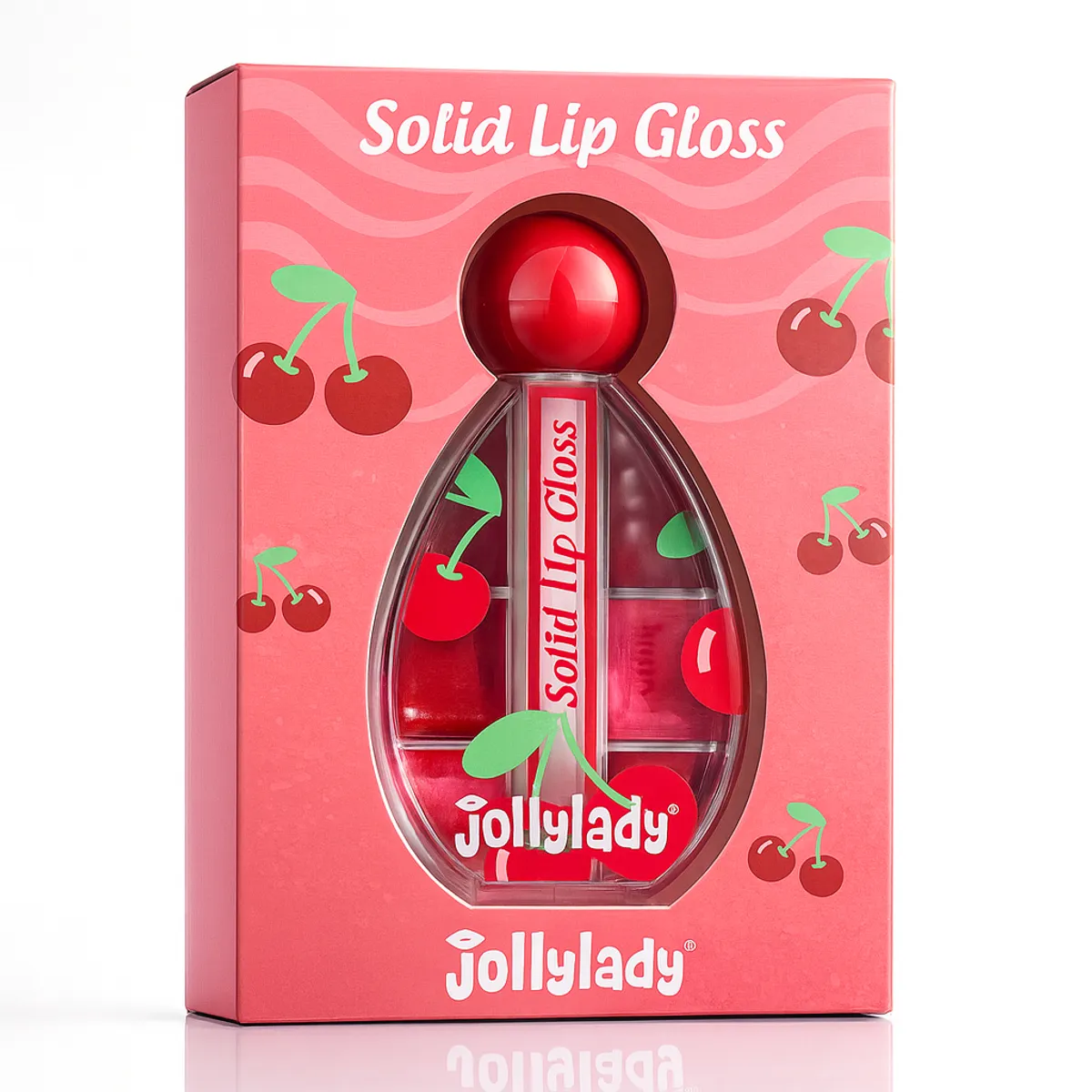 Jollylady Solid Lip Gloss 6-in-1 Color Shades