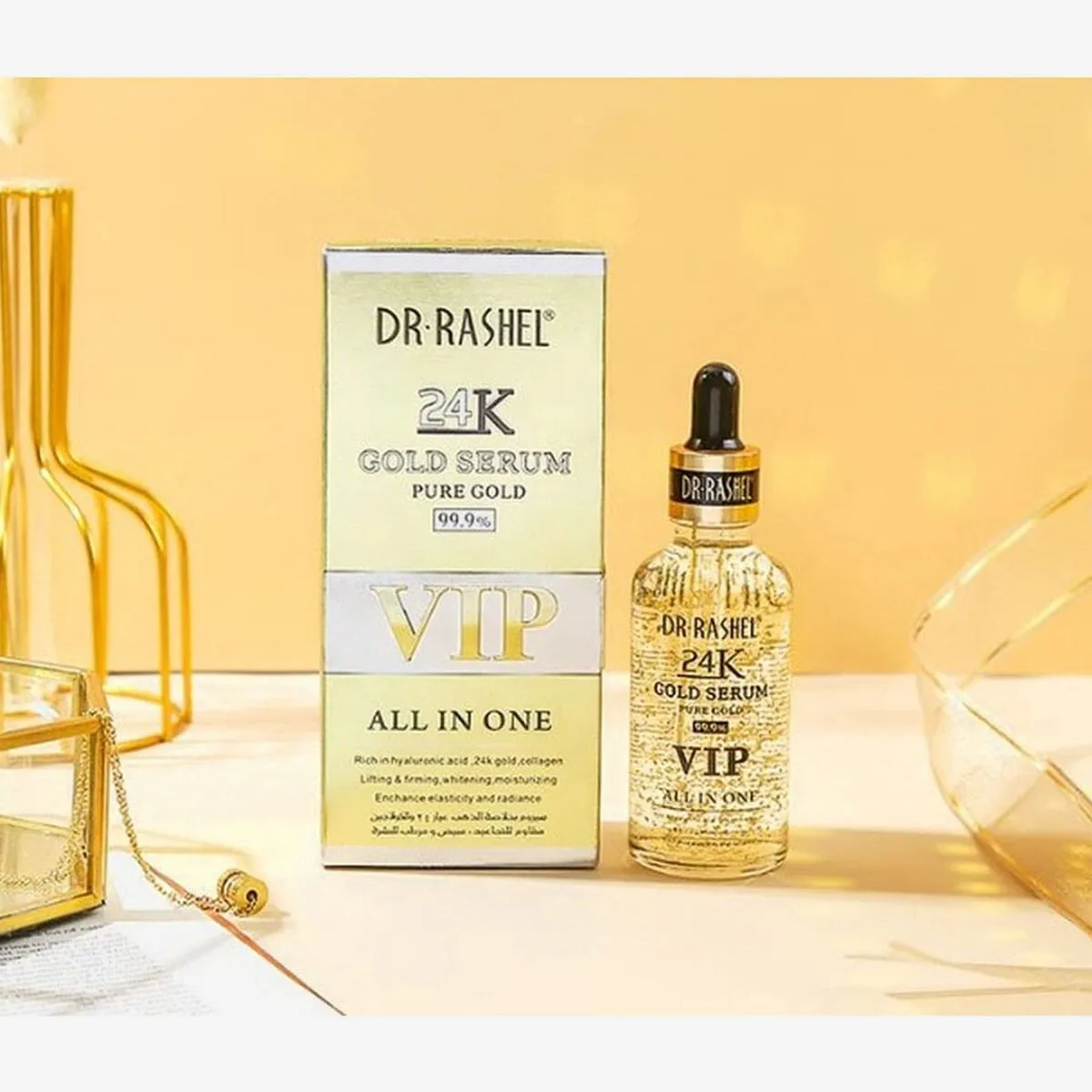 Dr. Rashel 24K Pure Gold Serum 99.9% All In One - 50ml