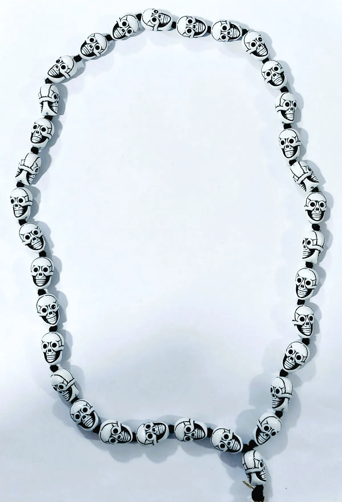 Skull Beads Necklace 65cm