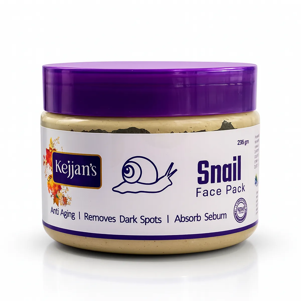 Kejjan’s Snail Face Pack 225g – Anti-Aging & Skin Repair Face Pack