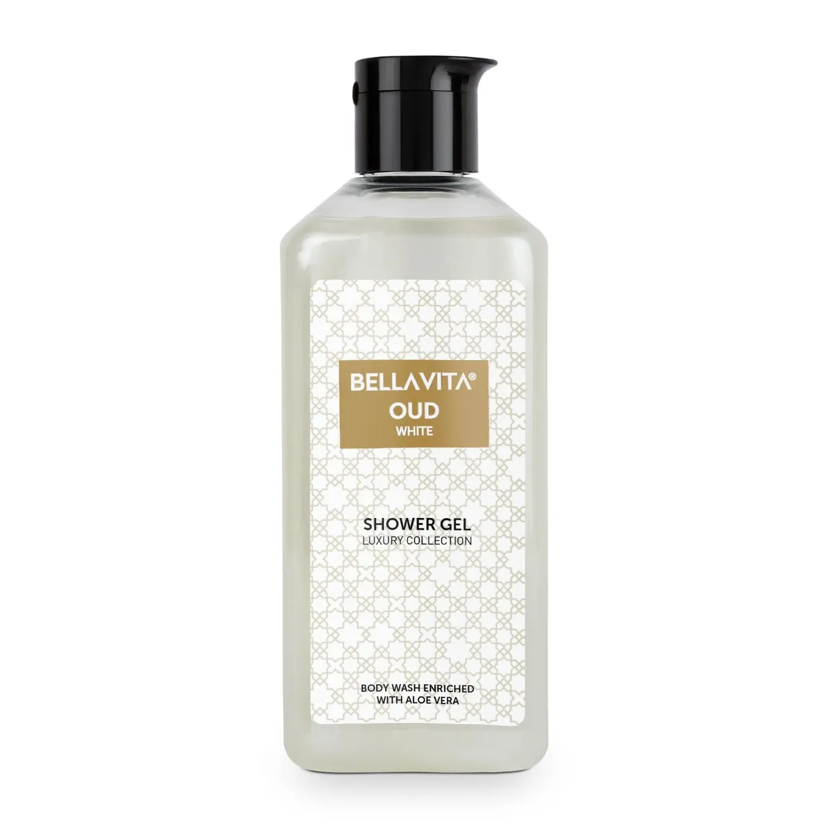 Bellavita White Oud Unisex Body Wash 250ml Refreshing Shower Gel for Men and Women-(Woody&Earthy)