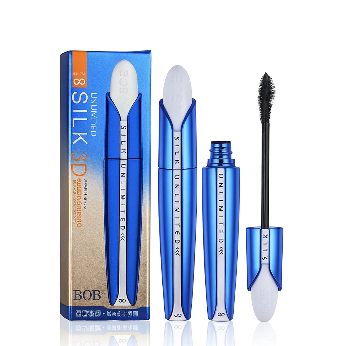 Bob Unlimited 3D Silk Curling Waterproof Mascara10G- Black