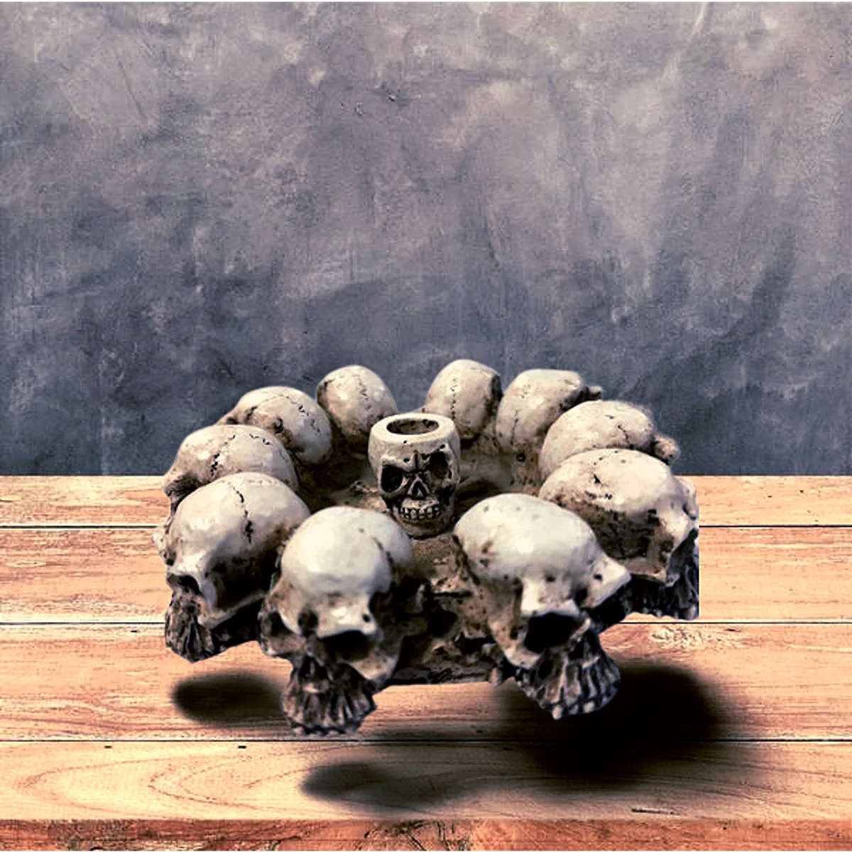 Halloween Skull Head Cigar Skeleton Ashtray