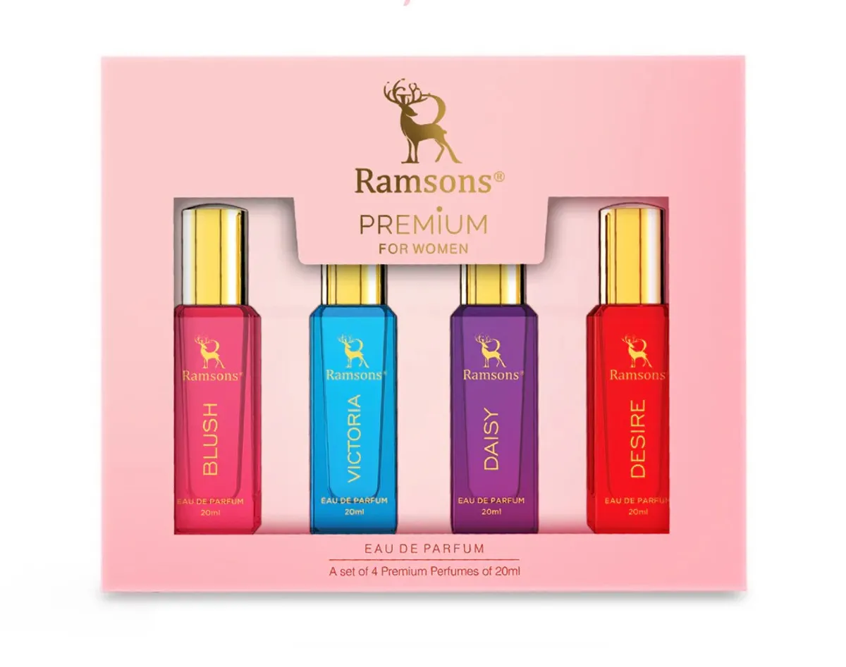 Ramsons Premium Perfume Gift Set For Women 4x20ml
