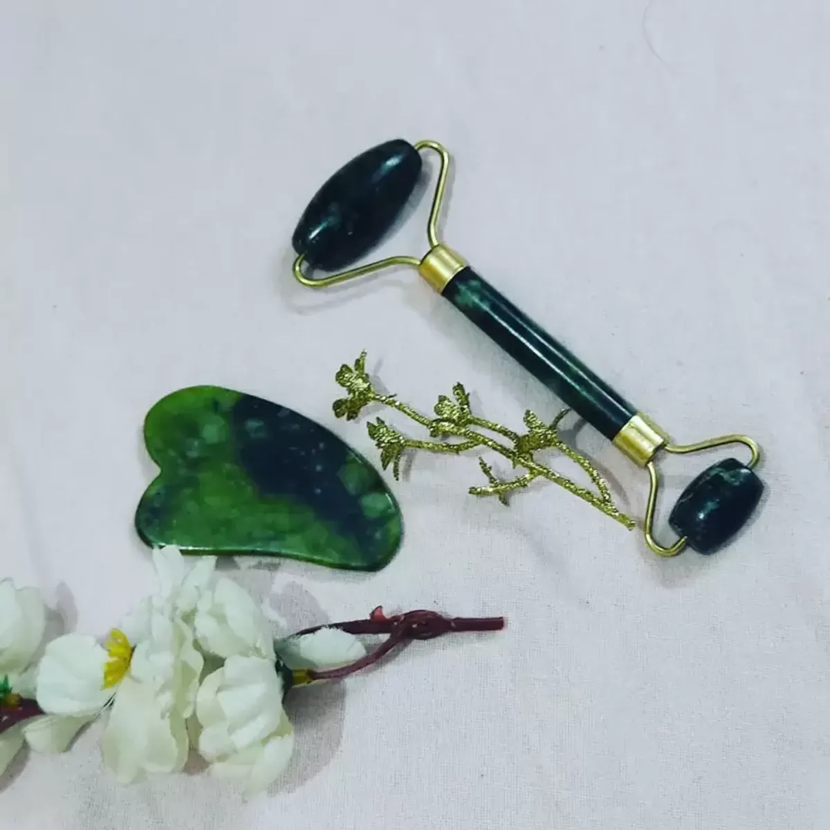 Jade Roller & Gua Sha Set