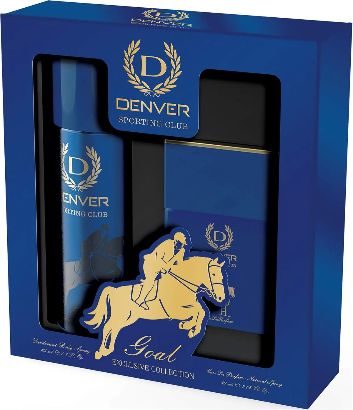Denver Goal Exclusive Collection Perfume Gift Set For Men | Pack Of Perfume For Men 60ml And Deodorant Spray 165ml