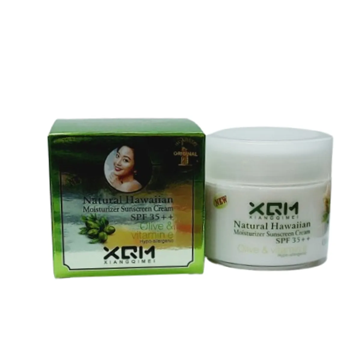 X.Q.M Moisturizer Sunscreen Cream SPF 35 With Olive And Vitamin E 50ml