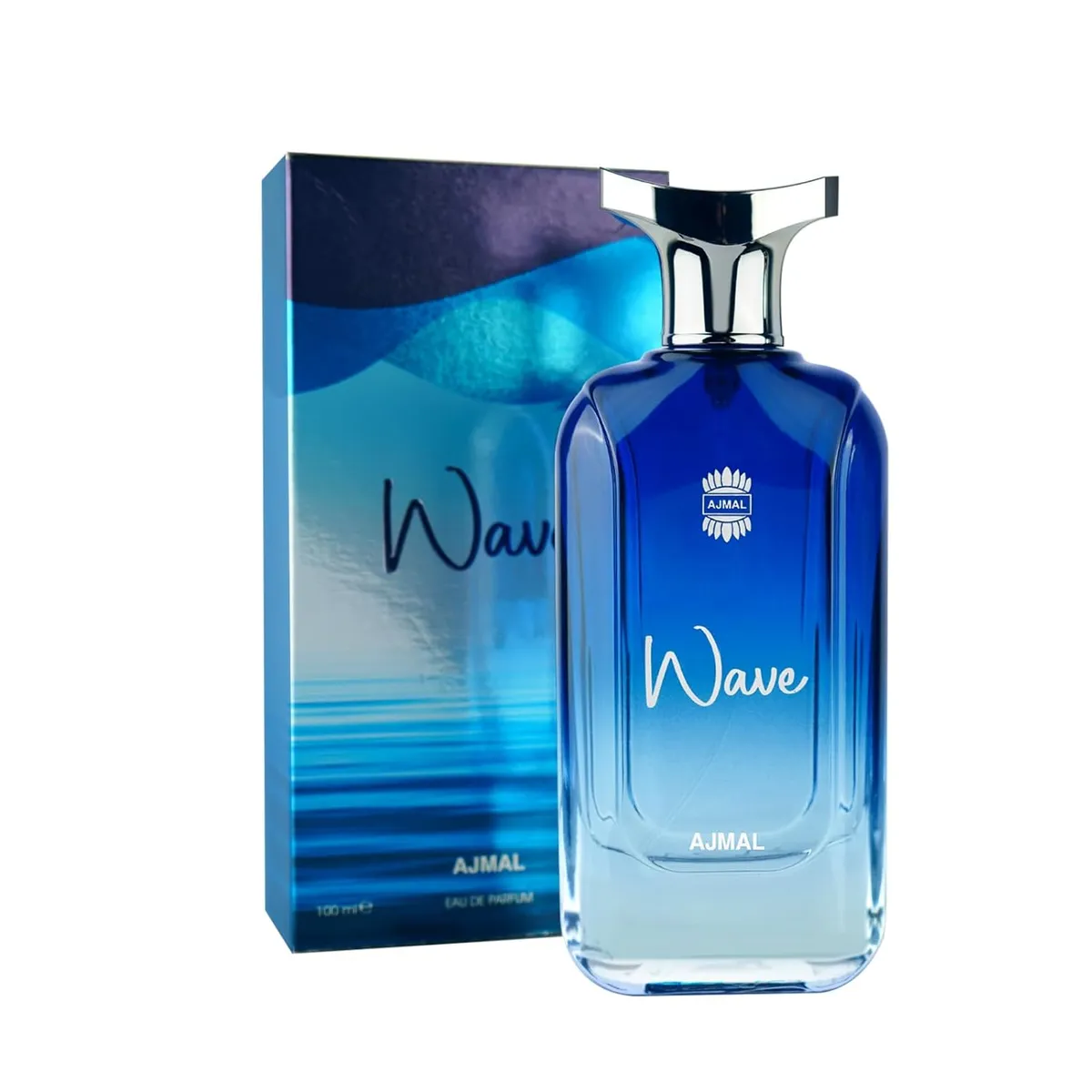 Ajmal Wave Eau De Parfum for Men 100ml | Long Lasting Fresh Perfume Spray with Oceanic, Citrus & Woody Notes