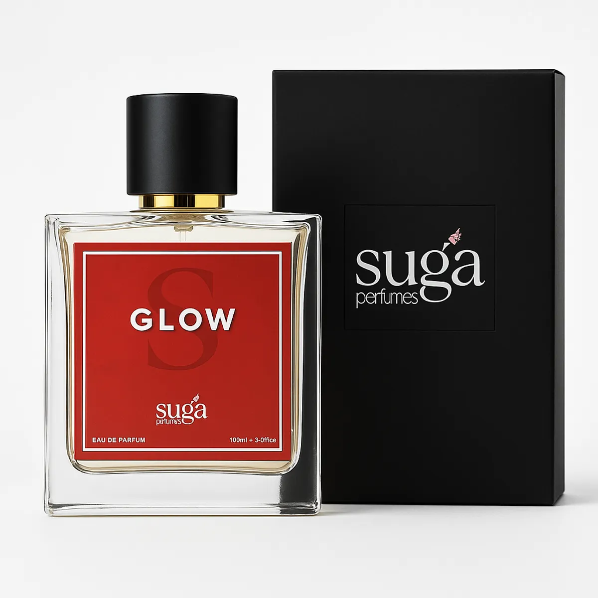 Glow by Suga Perfumes – Eau de Parfum for Women, Long-Lasting Floral Scent with  Peony, Jasmine & Woody Notes, 100ml | Elegant Gift for Her