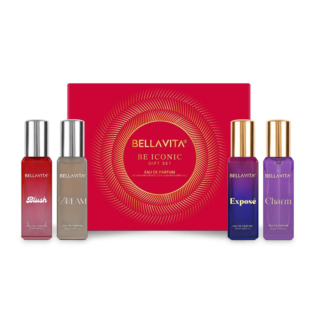 Bella Vita Be Iconic Perfume Gift Set 4x20ml for Women