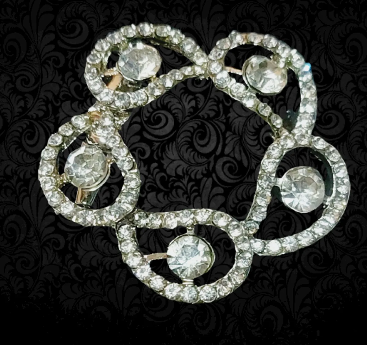 Saree Pin Brooch AD Stone Studded Vintage For Women