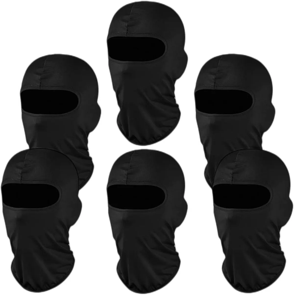 Ninja Face Mask or full Helmets Topi - Free Size Black