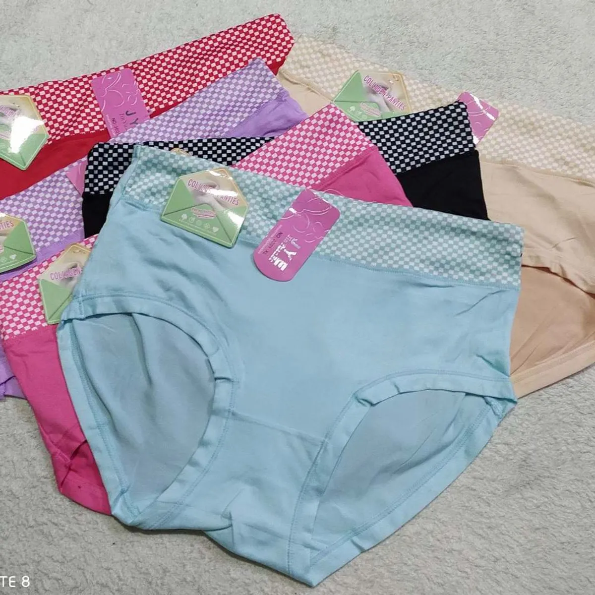 4-Piece Cotton Panties For Women  Fits 32–36" Waist -  Multicolor (XL)