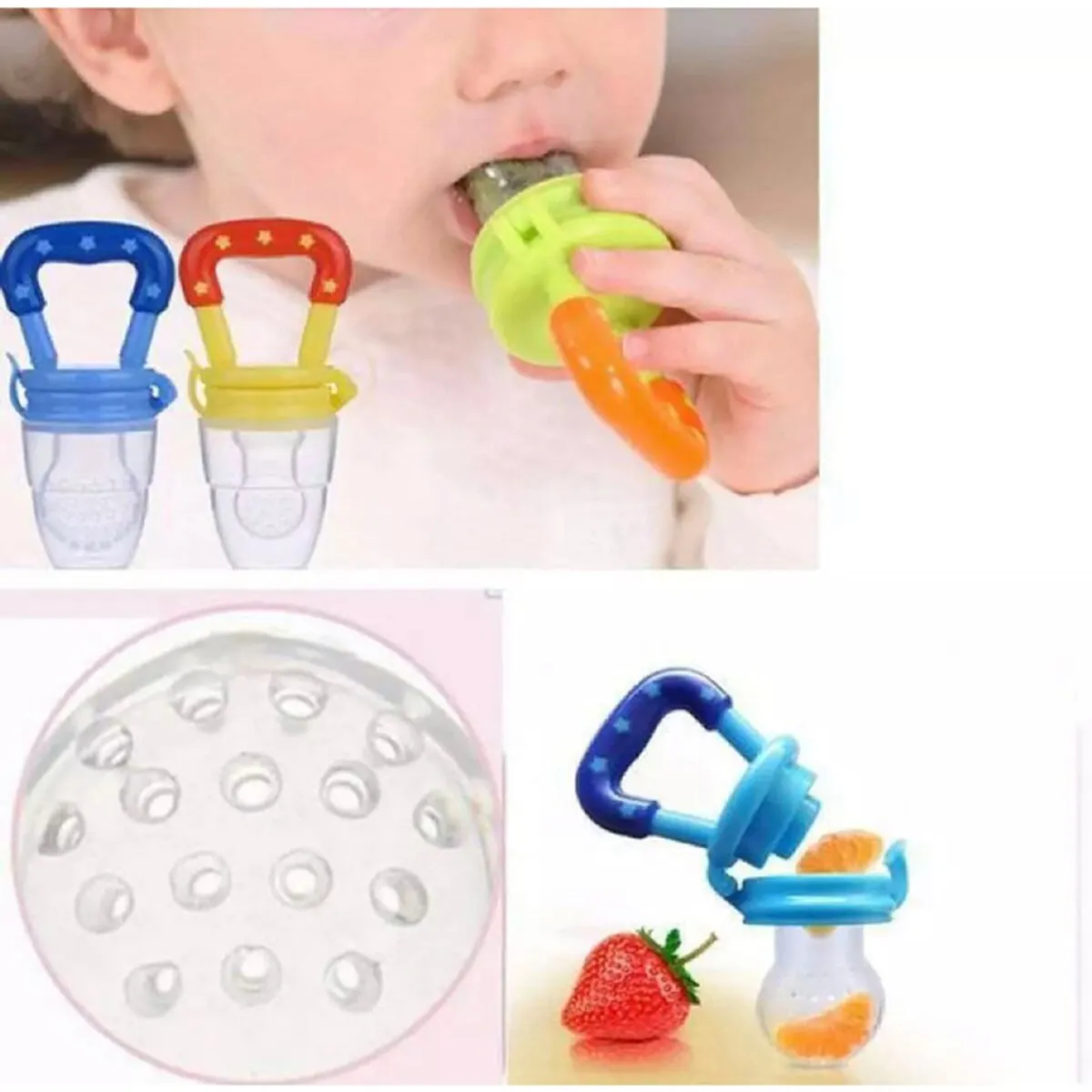 Baby Feeder Feeding Tool Fresh Food Nipple - Multicolor 