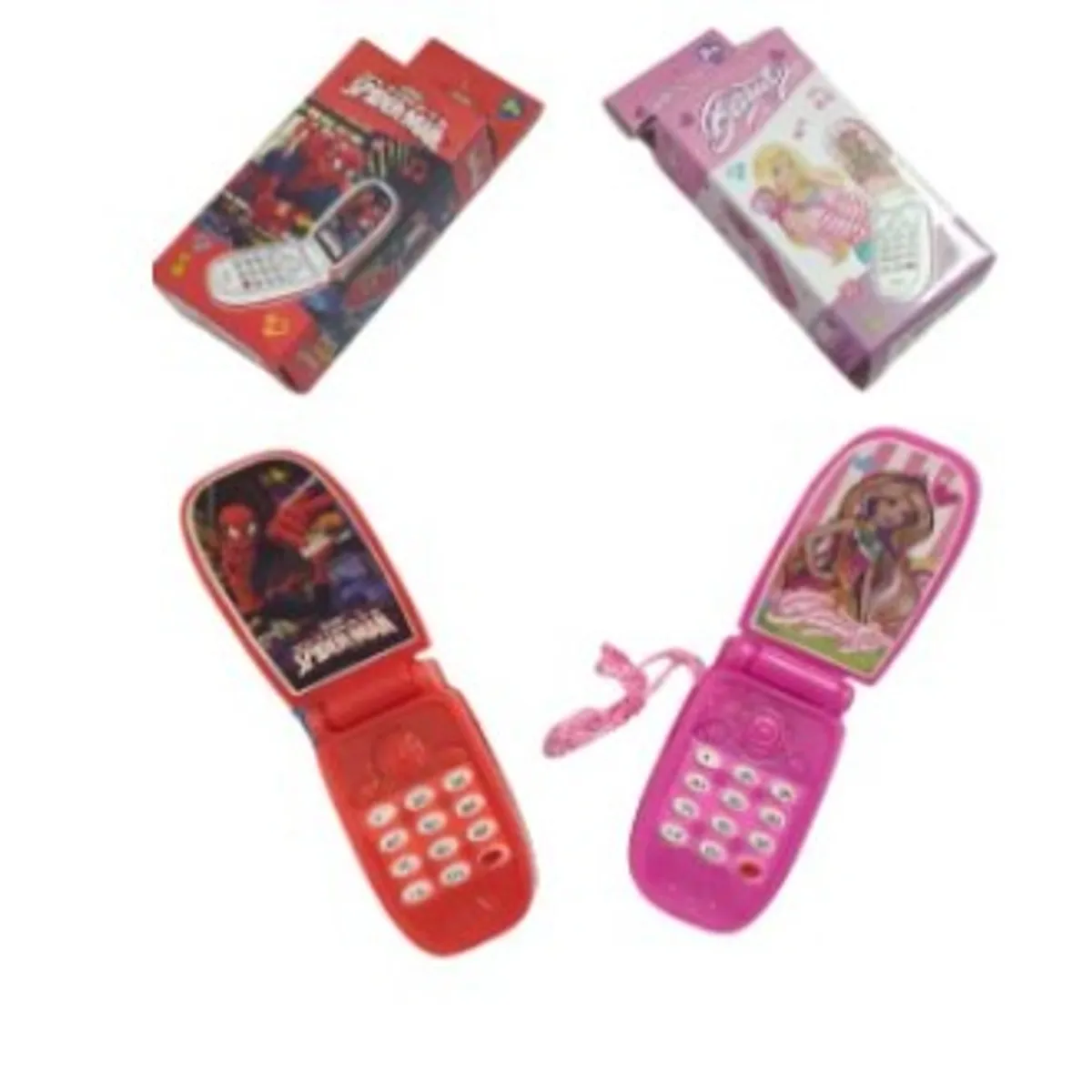 Kids  Toy Phone Flip Style - Multicolor