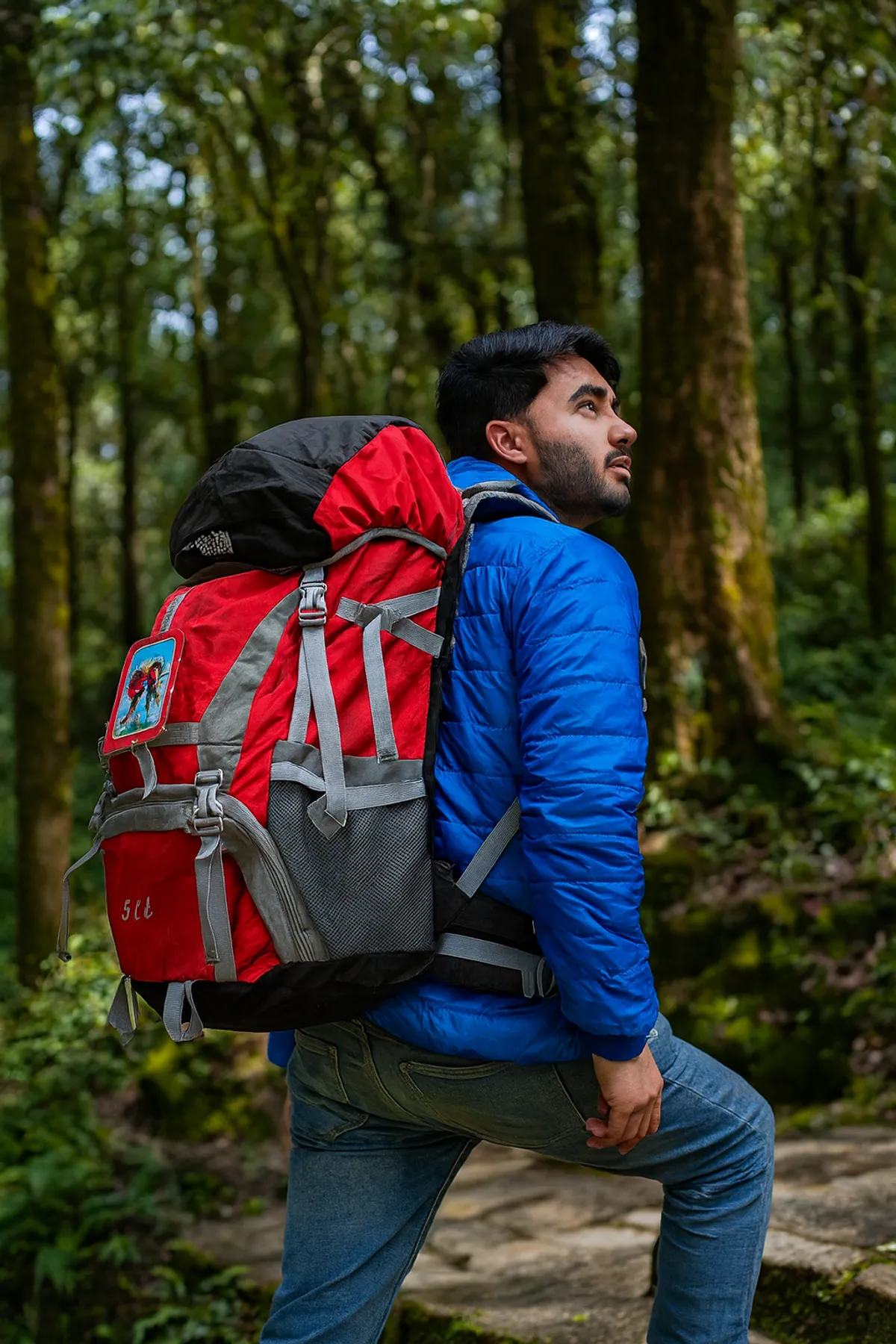 Waterproof Outdoor Hiking Backpack with Rain Cover – Durable & Lightweight 50L–70+5L 