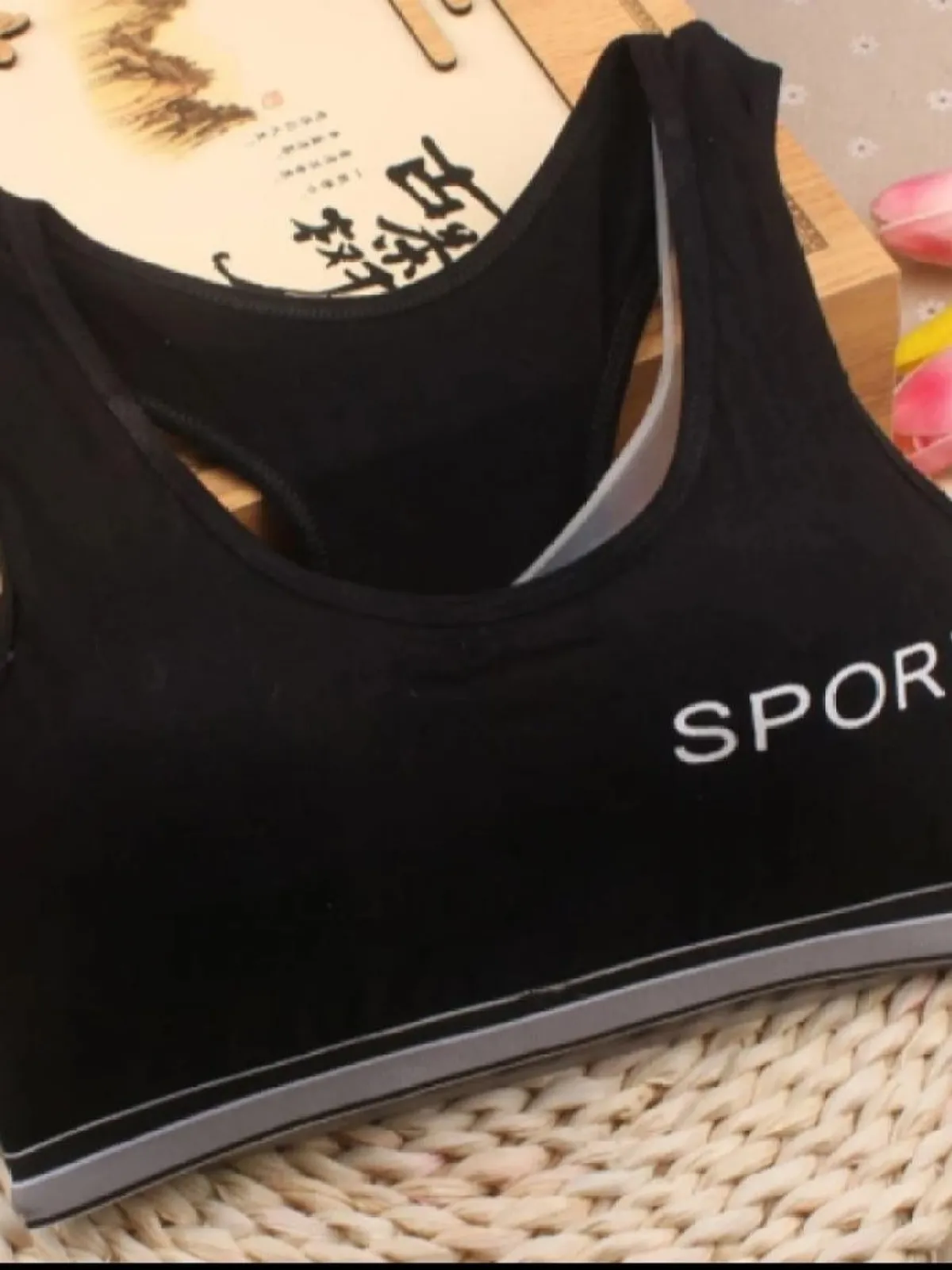 Padded Sport Undies Clothes Sport Bra For Women - Multicolor (Free Size)