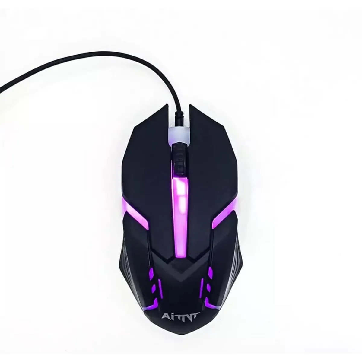 RGB Backlit Wired Gaming Mouse  Ergonomic Design, Smooth Tracking - Black