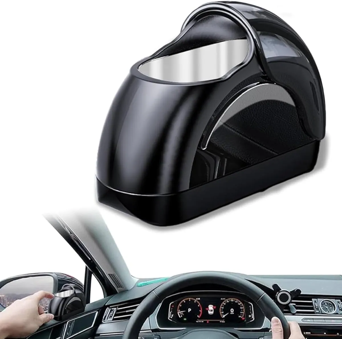 Mini Portable Car Ashtray with Sliding Lid (1 Pc)