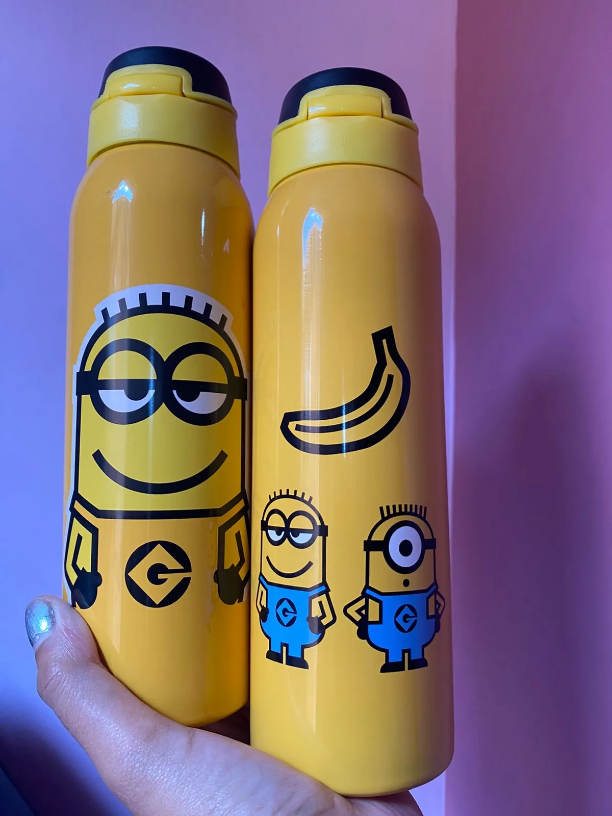 Stainless Steel Kids Cartoon Characters Insulated, Vacuum Water Bottle With Straw - 750ml
