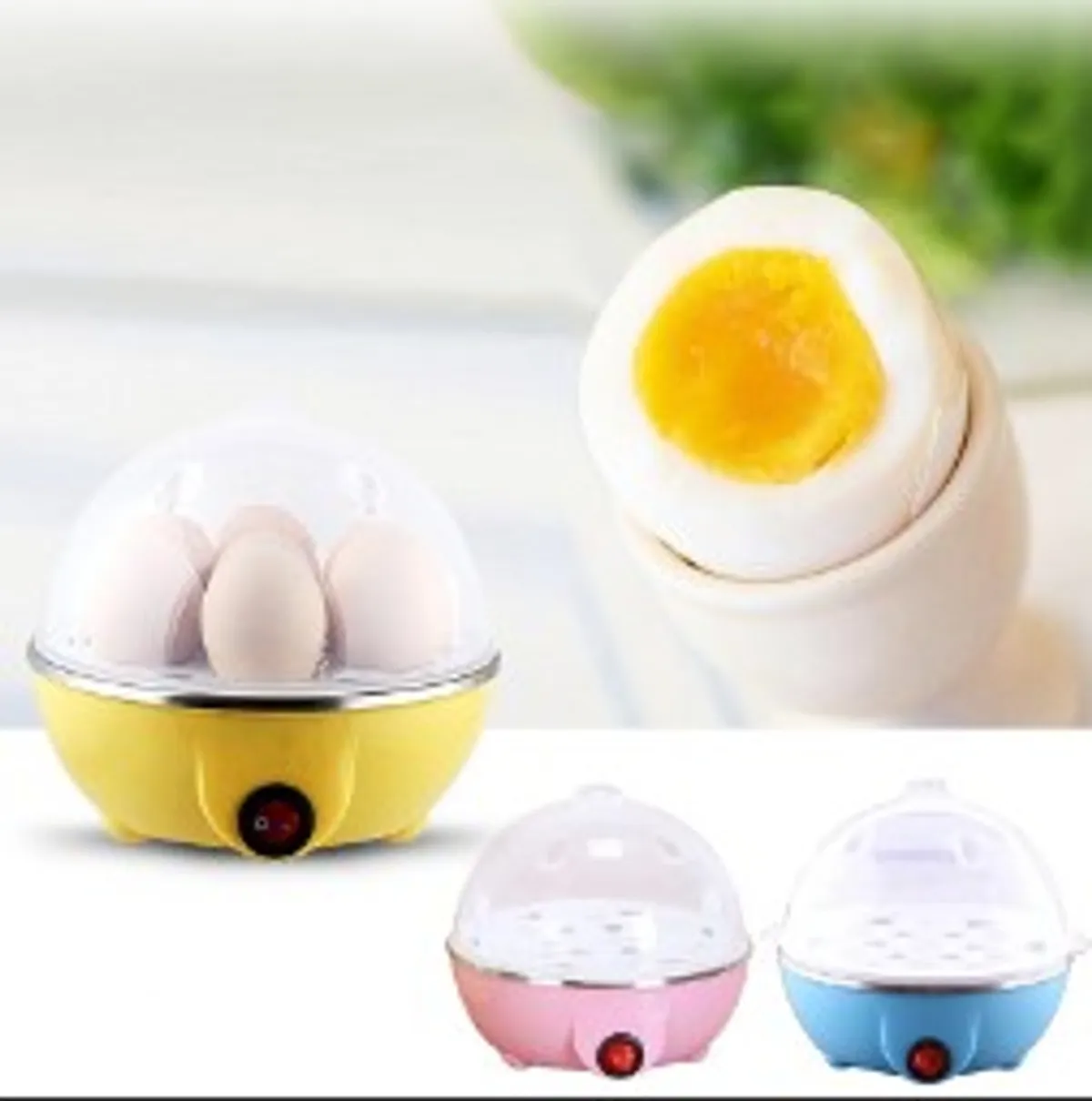 Multipurpose Egg Boiler & Food Steamer 350W - Multicolor