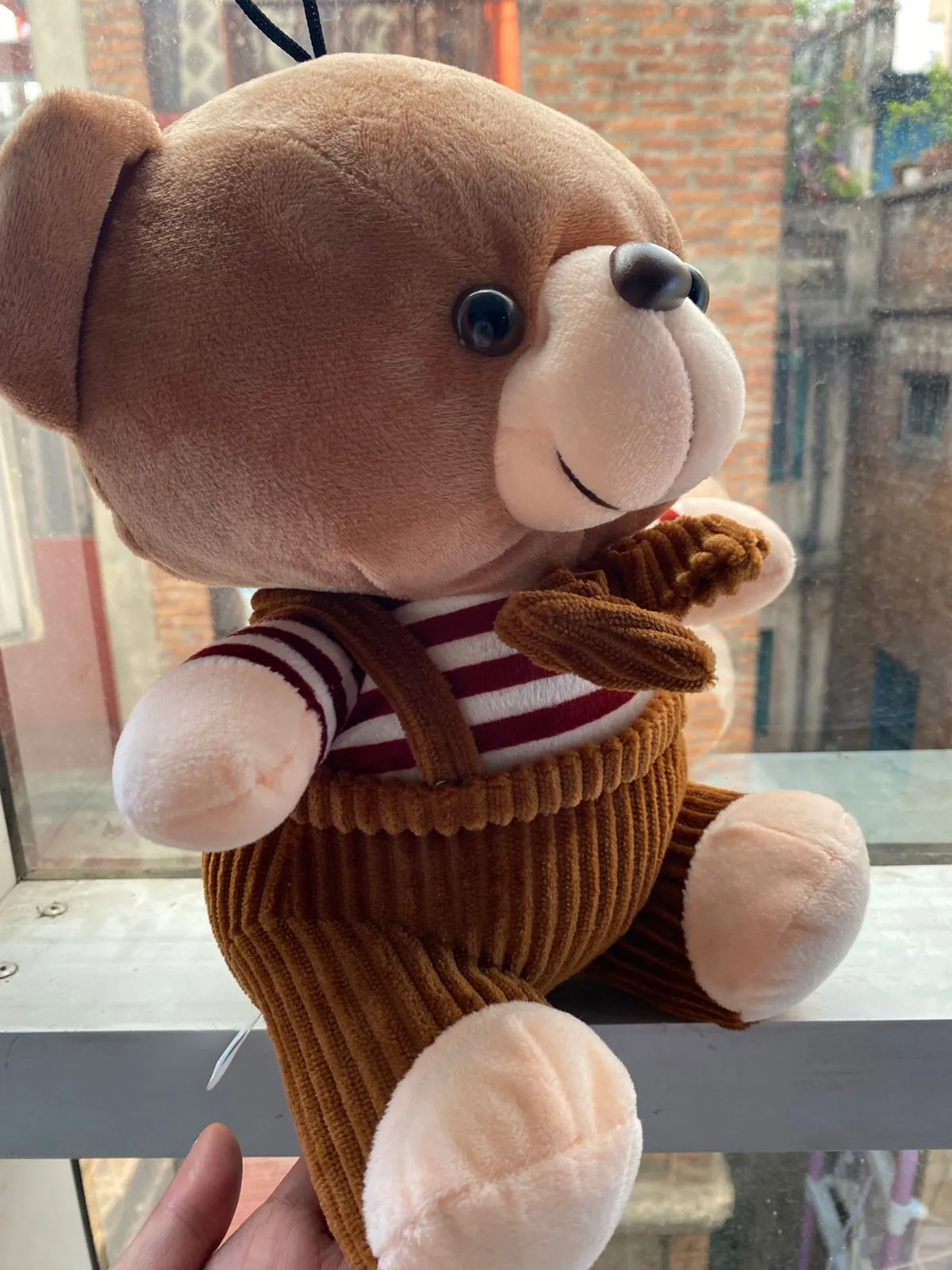 Super Soft Teddy Bear Plush Toy Brown Stuffed Animal for Kids - Multicolor