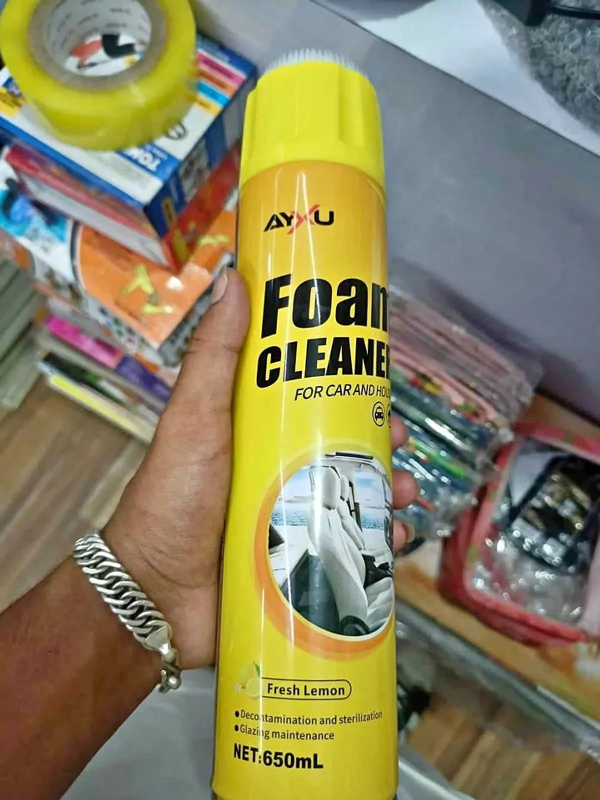 Multi-Purpose Kitchen Grease Foam Cleaner - 650ml White