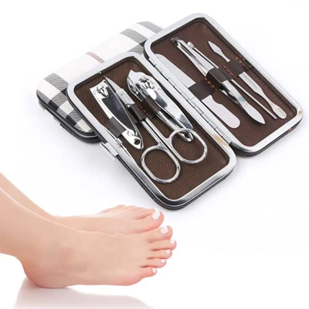 7-in-1 Nail Clipper Set Manicure Kits - Multicolor