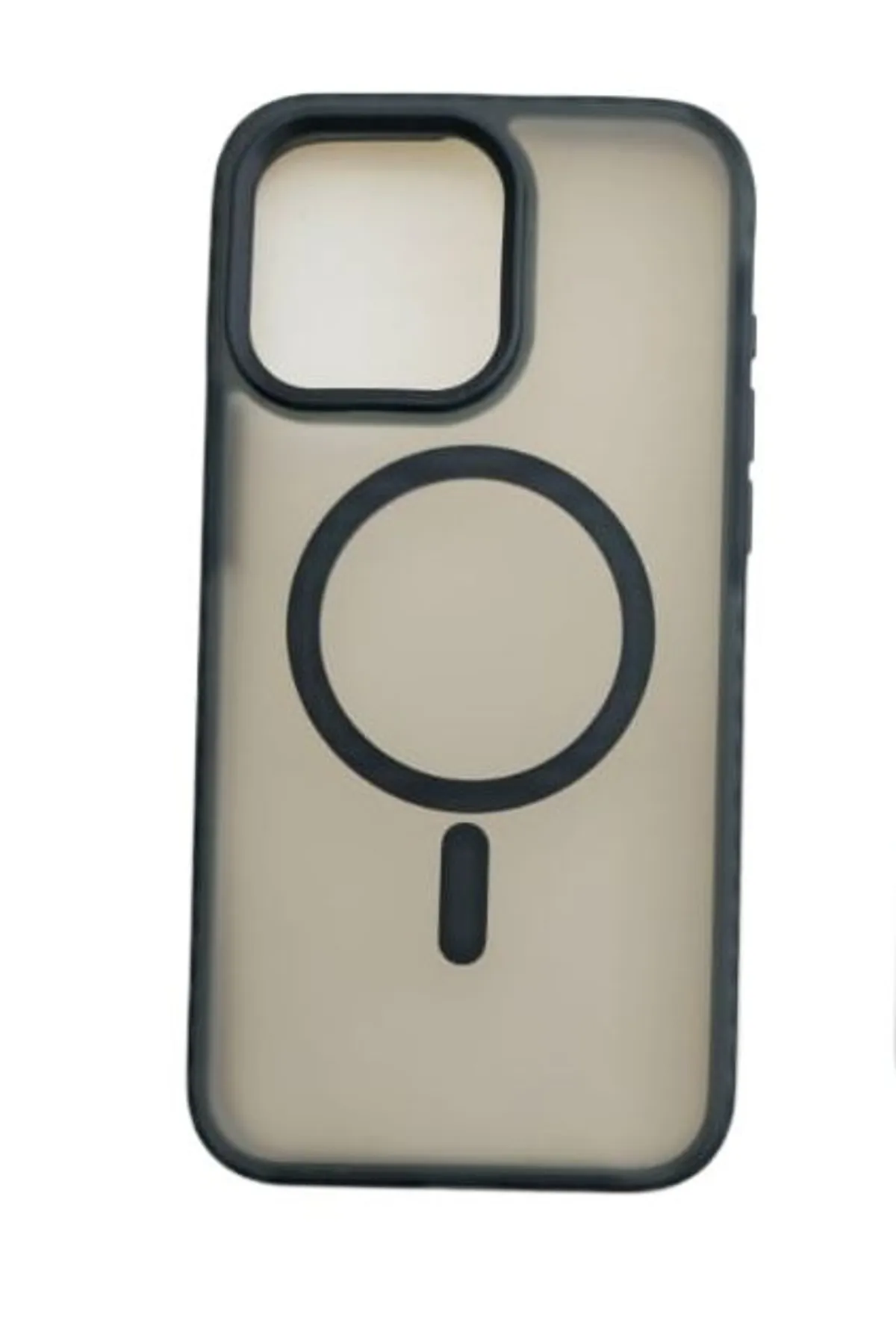 Transparent Shockproof Matte Case For iPhone 15 Pro Max Wireless Charging Support