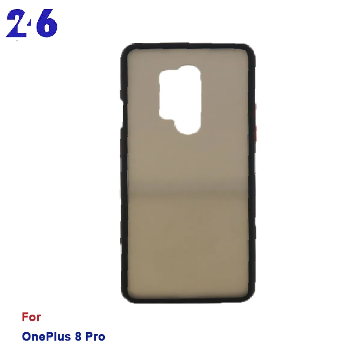 **MyChoice OnePlus 8 Pro Shockproof Matte Back Case**