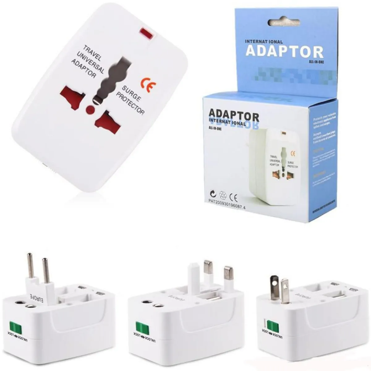 Universal All-In-One Travel Power Adapter
